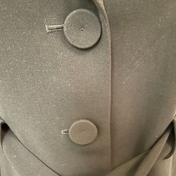 JONES WEAR SIZE 12 NAVY SUIT FULLY LINED JACKET WITH TIES AND SLACKS - Picture 3 of 16